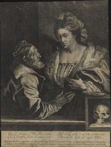 ティizィアーノと彼の愛人 作： Anthony van Dyck